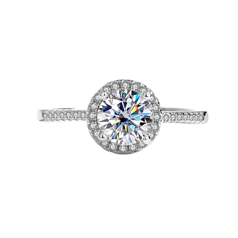 Ione Moissanite Ring | 925 Sterling Silver