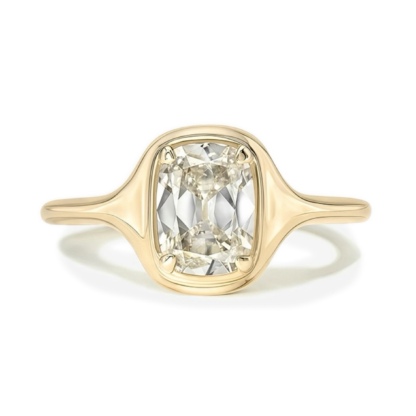 Calli Cushion Moissanite Ring｜925 Sterling Silver