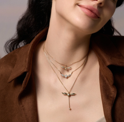 Shiny Golden Snitch Necklace