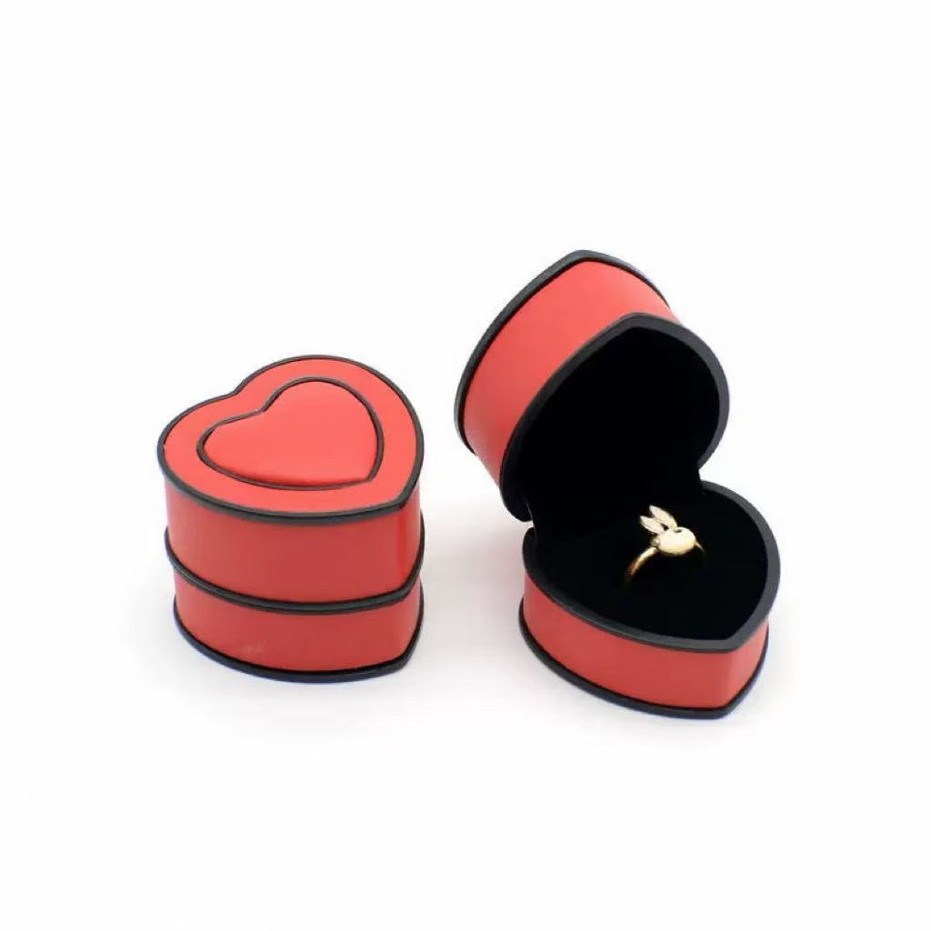 Heart Shape Proposal Ring Box