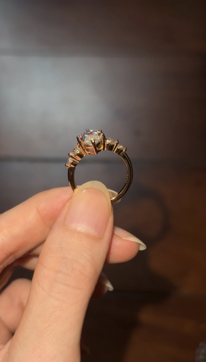 Marquise Moissanite Ring｜925 Sterling Silver