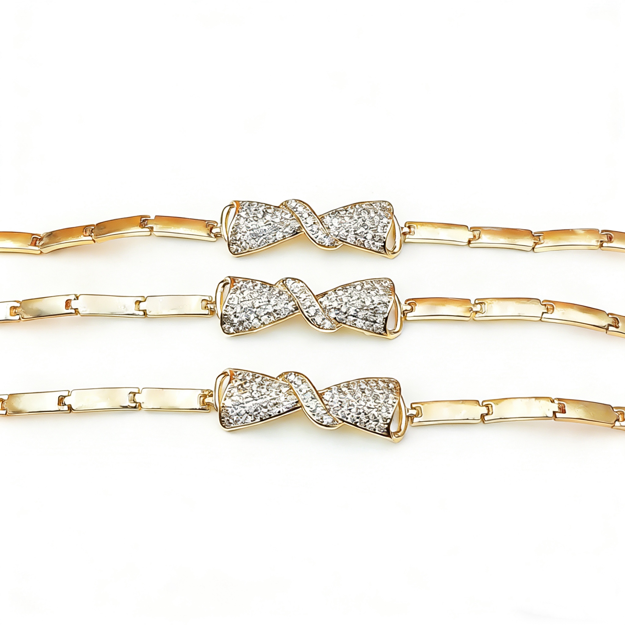 Crystal Bow Bracelet