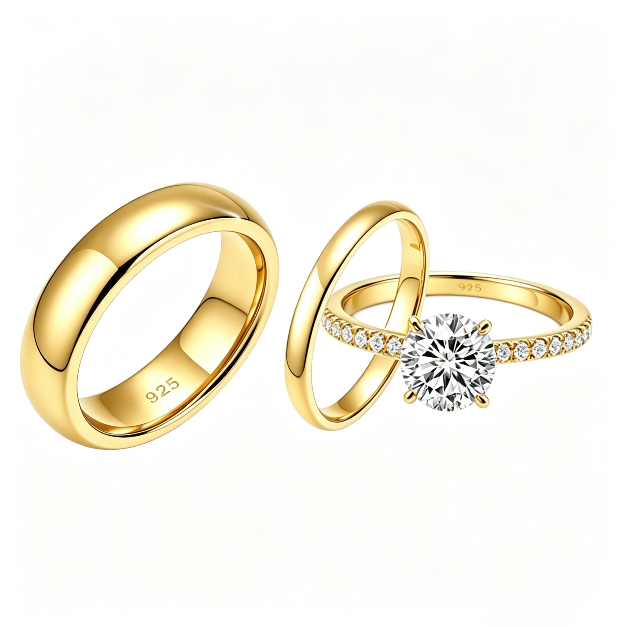 Eternity Wedding Rings | 925 Sterling Silver