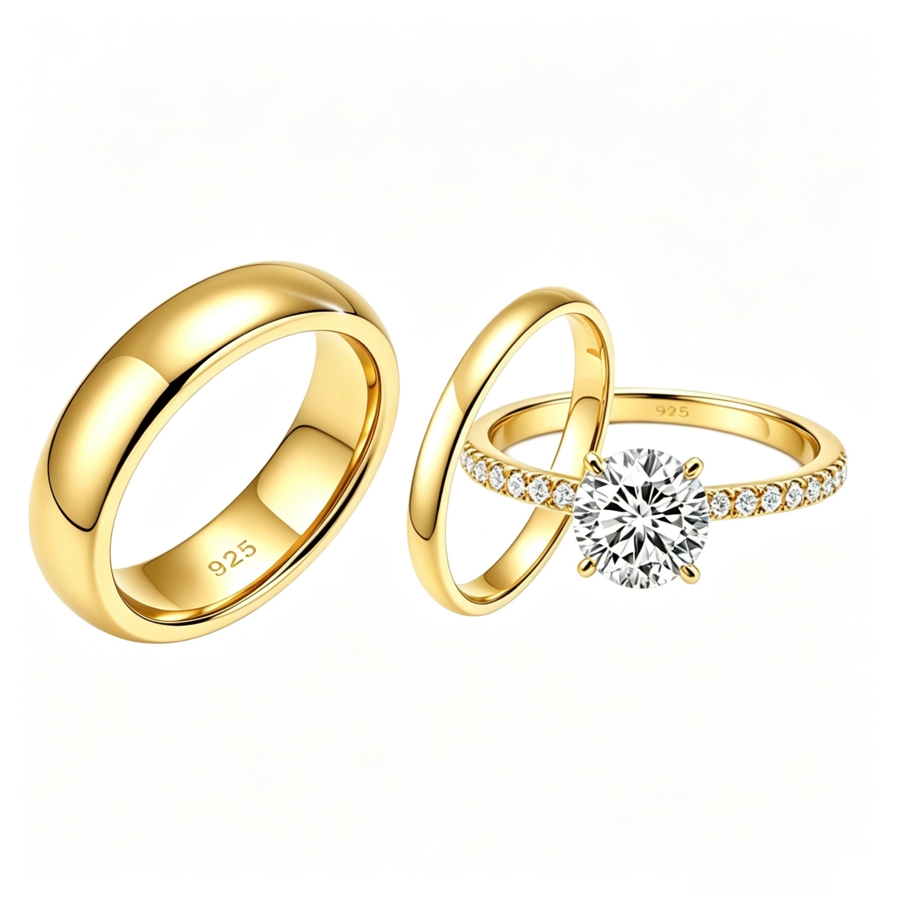 Eternity Wedding Rings | 925 Sterling Silver