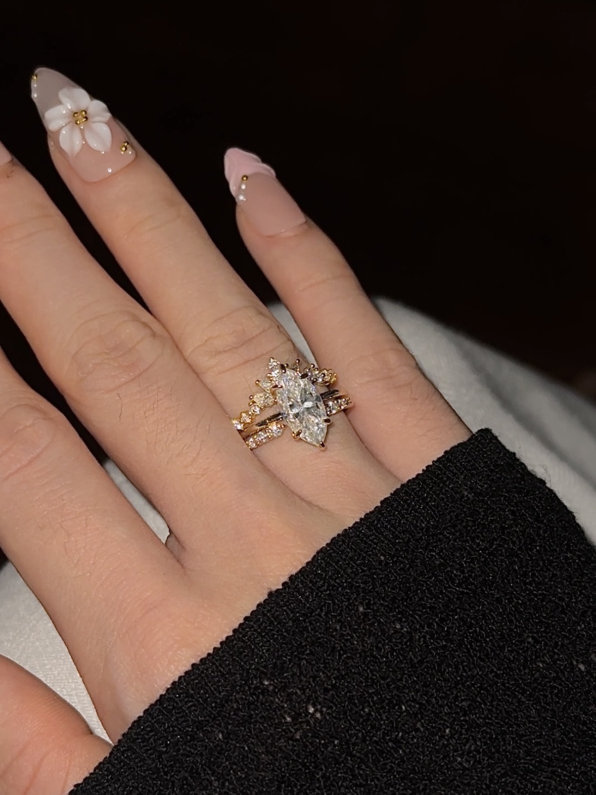 Marchioness Marquise Moissanite Ring｜925 Sterling Silver