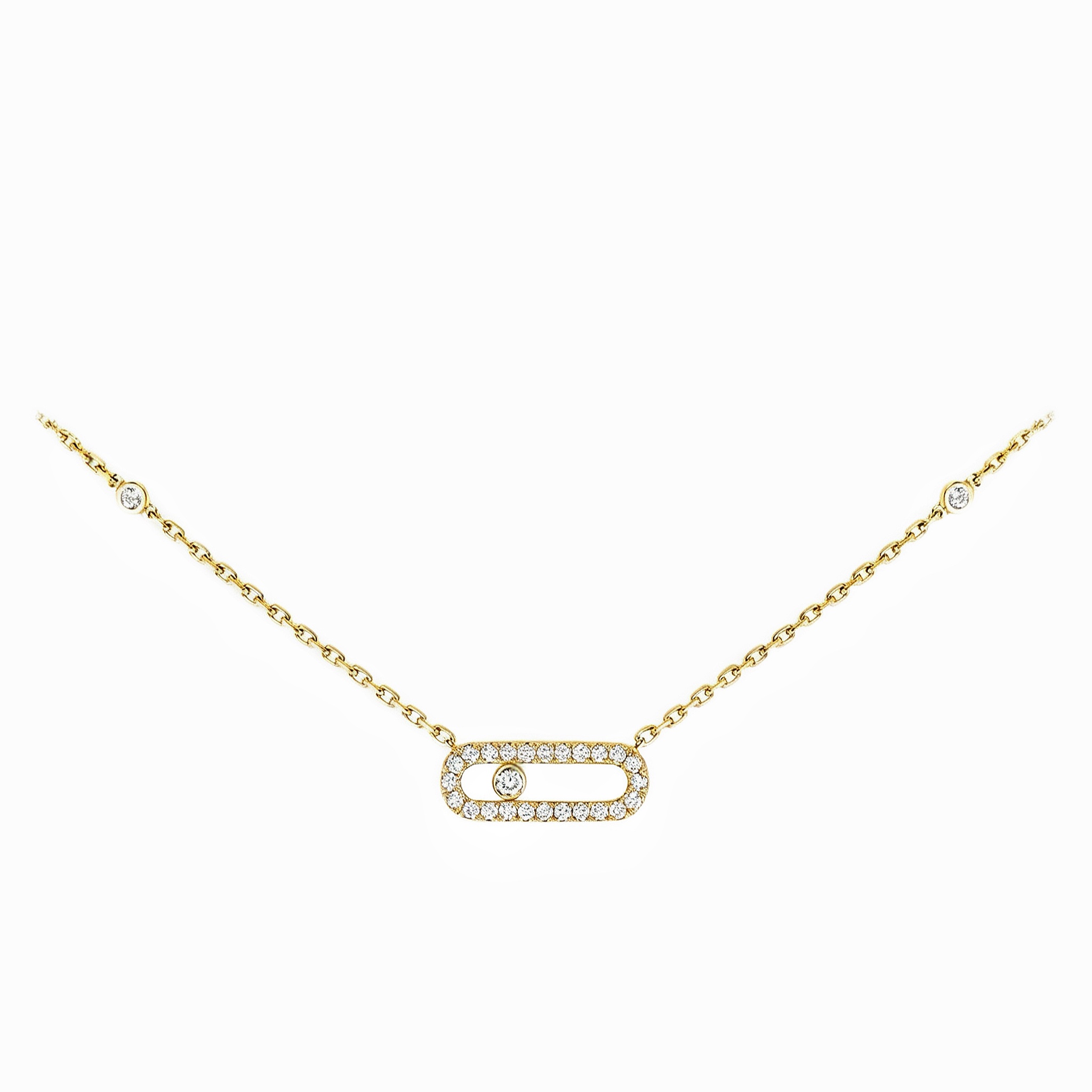 Move Full Diamond Necklace