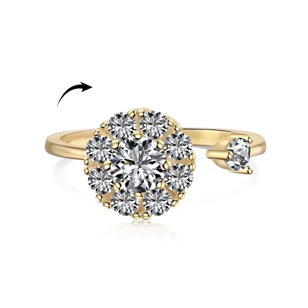 Antheia Spinner Ring｜925 Sterling Silver