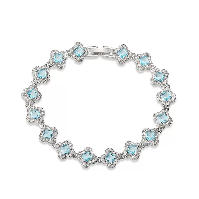 Celandine Clover Tennis Bracelet