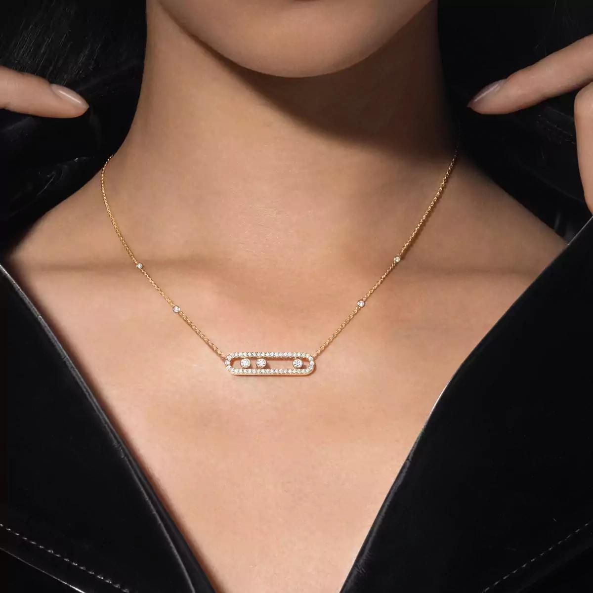Move Full Diamond Necklace