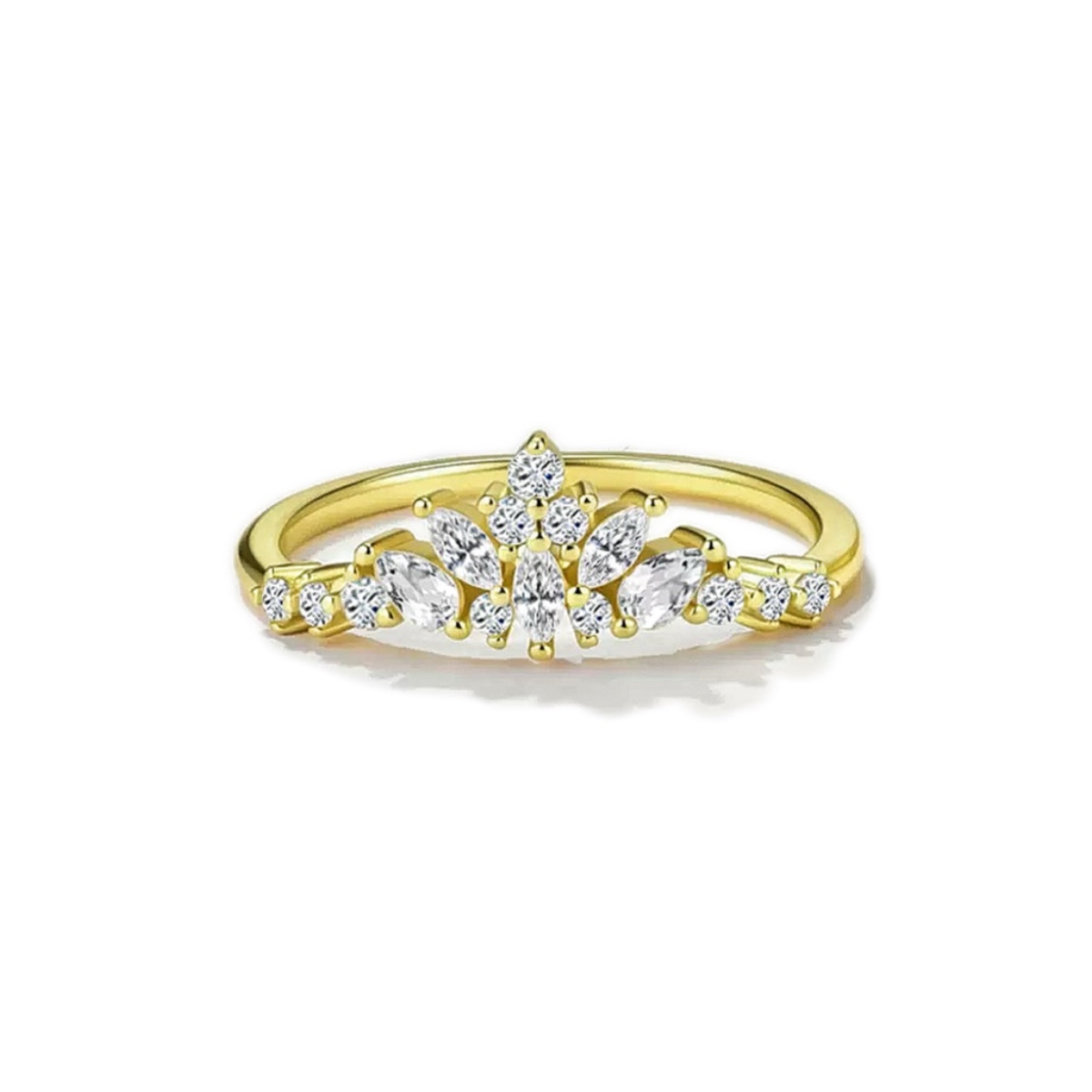 Marchioness Marquise Moissanite Ring｜925 Sterling Silver