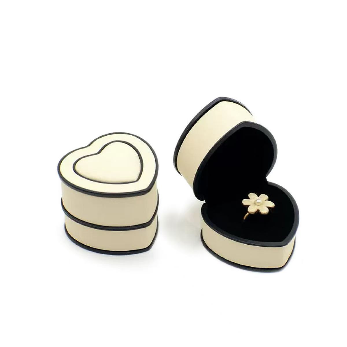Heart Shape Proposal Ring Box