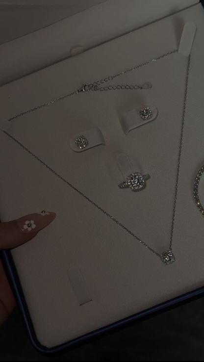 Square Sugar Luxury Set | 925 Sterling Silver