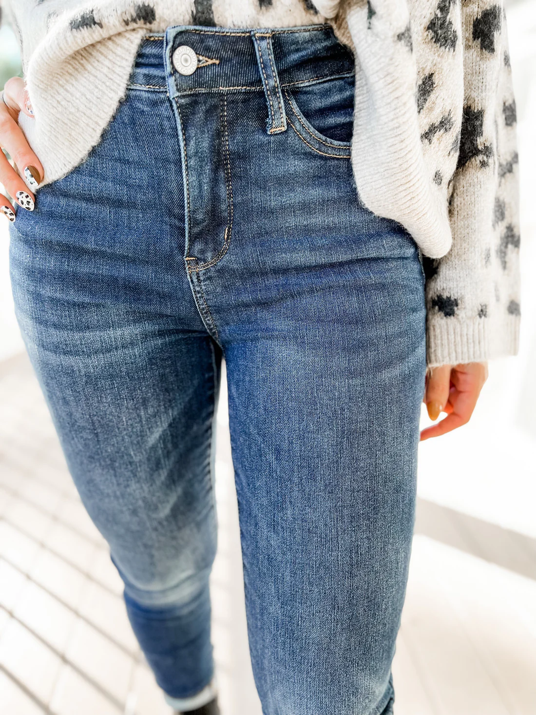 High Rise Tummy Control Skinny Jeans (Buy 2 Free Shipping)