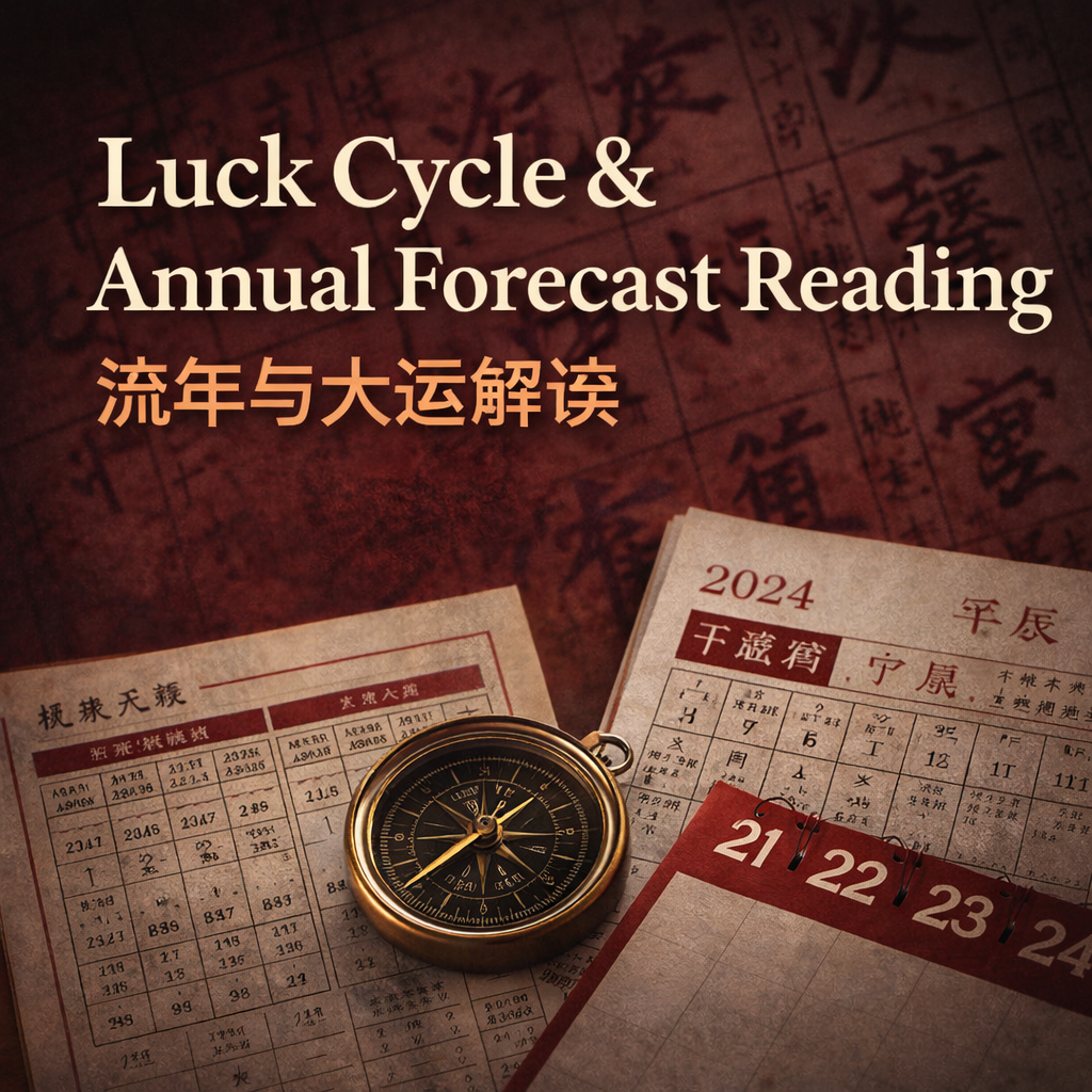 Luck Cycle & Annual Forecast Reading流年与大运解读