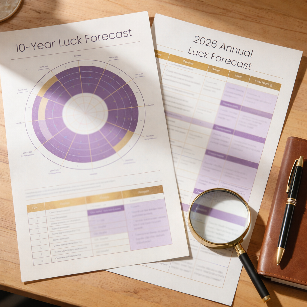 Luck Cycle & Annual Forecast Reading流年与大运解读