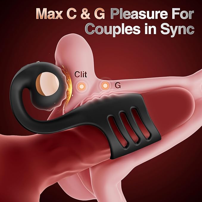 💥2025 Couple Pleasure Upgrade – 2-in-1 Snail Vibrating Cock Ring Sleeve🐌🔥