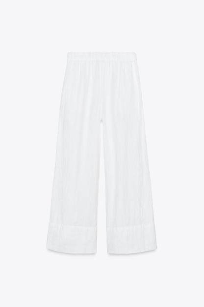 Last day 50%OFF🔥100% LINEN PALAZZO SET(Buy 2 Free Shipping)