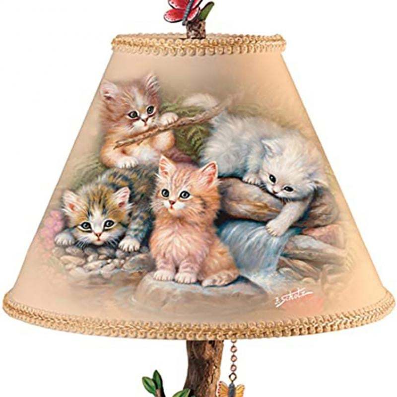 🎁A great gift - cat and dog table lamp