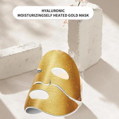 YUWEHA Hyaluronic Acid Moisturizing Self-Heating Gold , Hydrating, Refreshing, and Nourishing. collagen face mask girl Deep Cleansing Mask Foam