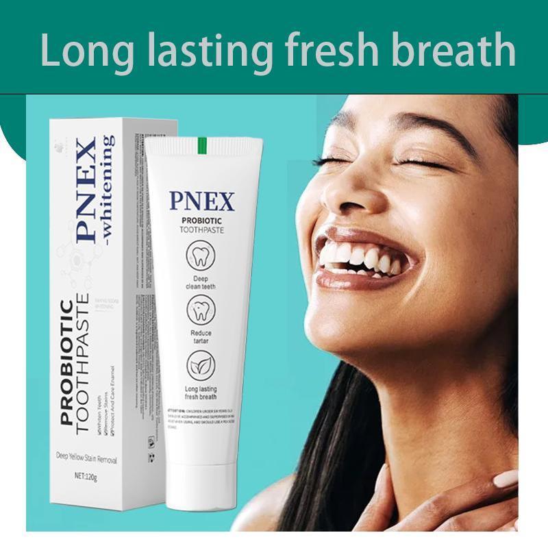PNEX -whitening [Triple Whitening] Probiotic Whitening , Free of Fluoride, Hydroxyapatite, Anti plaque, Oral Health Management ap24 toothpaste Brightening