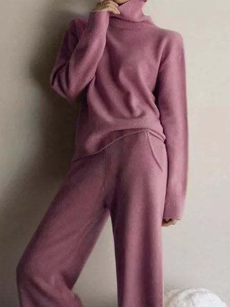 🎈🎈Clearance Sale-2025 Hot Sale Soft Cashmere Turtleneck Set