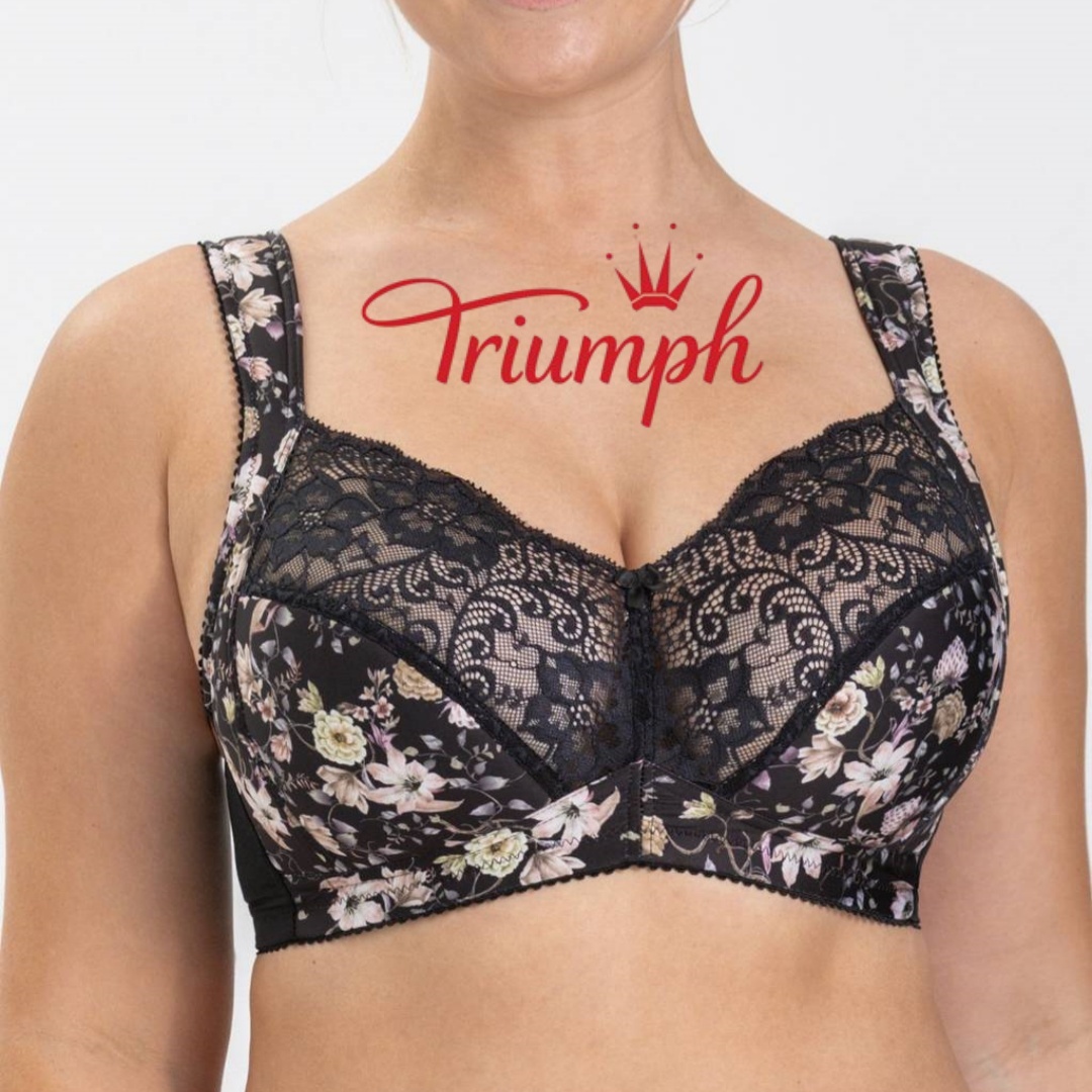 50%OFF Triumph –（4dielna sada）Veľká pohodlná priedušná podprsenka