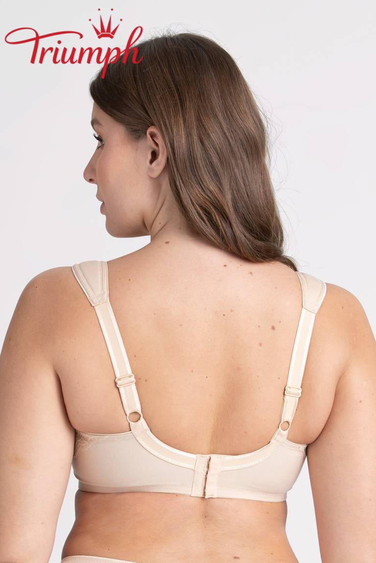 Triumph® 4-dielna súprava 🥰 Pohodlná podprsenka z čistej bavlny, vhodná pre ženy s väčším poprsím.