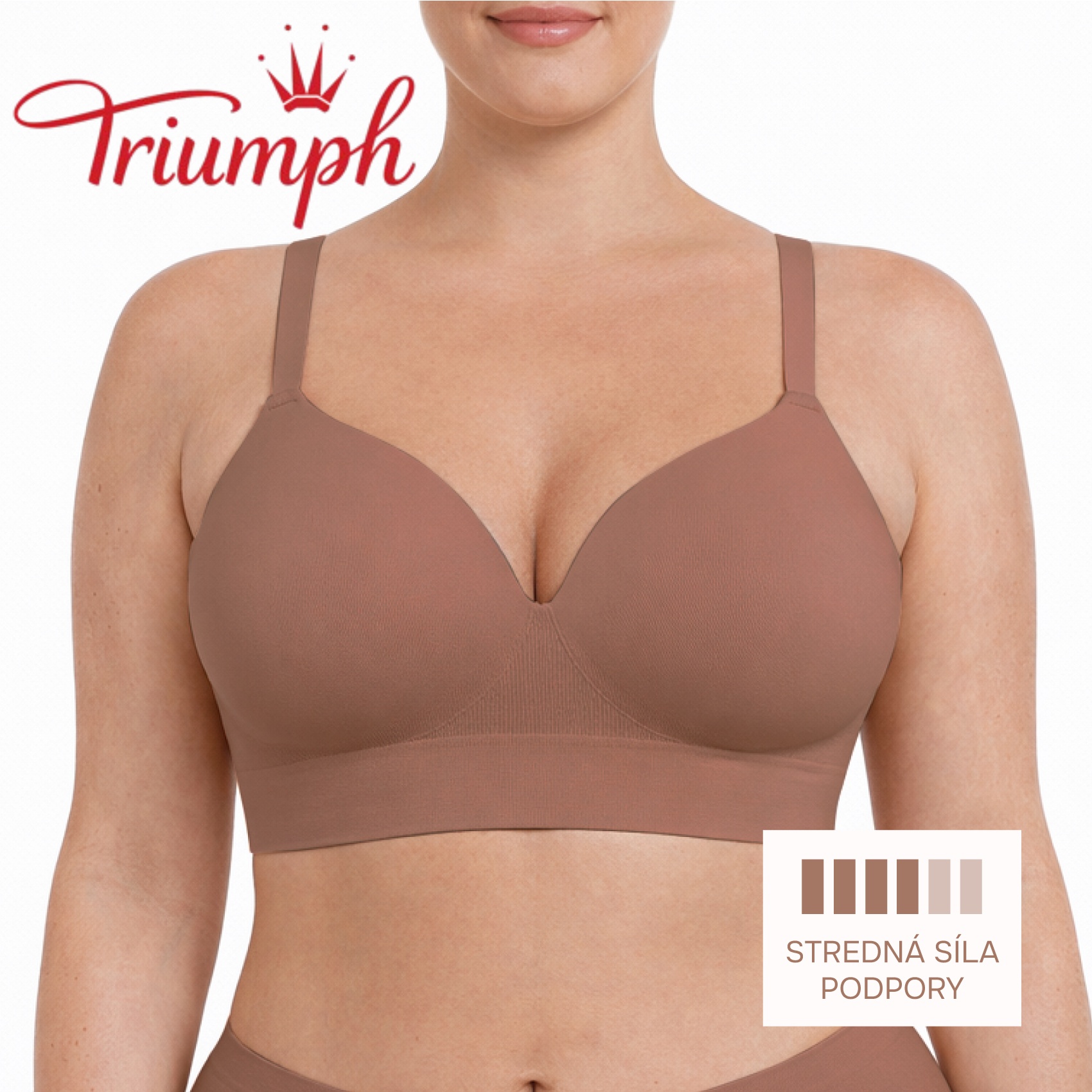 [Copy]Triumph - 4 dielna sada 🔥 Pohodlná čipková podprsenka s potlačou