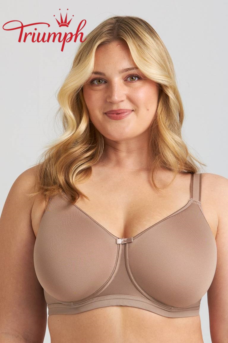 Triumph® 😍 4-dielna sada: Pohodlná bavlnená podprsenka pre väčšie veľkosti, ktorá poskytuje dokonalú oporu vášmu poprsiu.