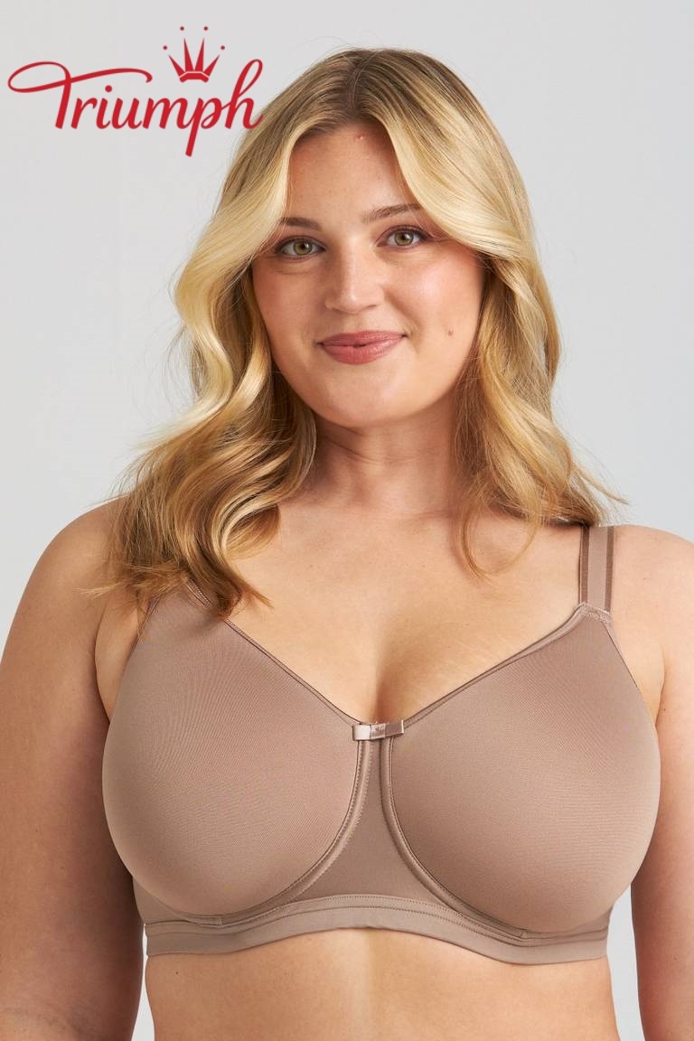 Triumph® 😍 4-dielna sada: Pohodlná bavlnená podprsenka pre väčšie veľkosti, ktorá poskytuje dokonalú oporu vášmu poprsiu.