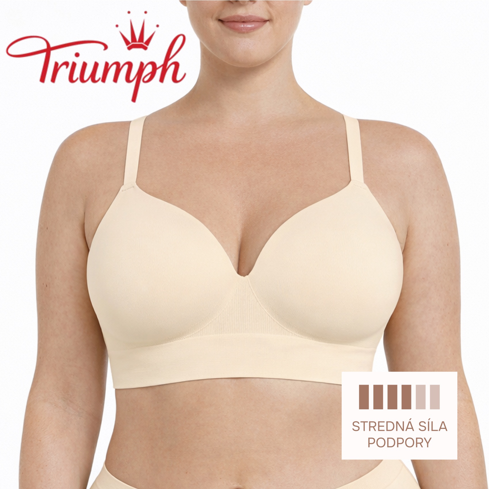 [Copy]Triumph - 4 dielna sada 🔥 Pohodlná čipková podprsenka s potlačou