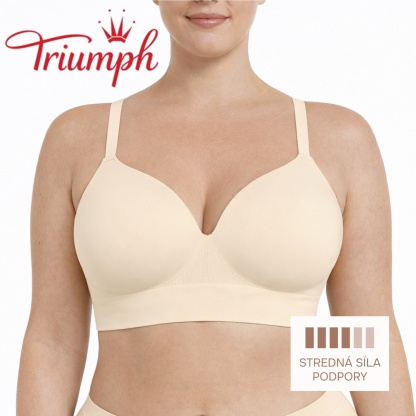[Copy]Triumph - 4 dielna sada 🔥 Pohodlná čipková podprsenka s potlačou
