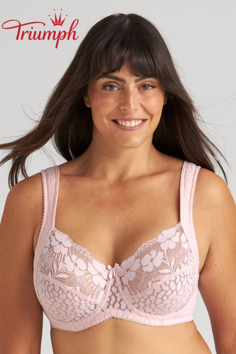 Triumph® 4-dielna súprava 😘Sexy čipkovaná bavlnená podprsenka, príjemná na pokožku