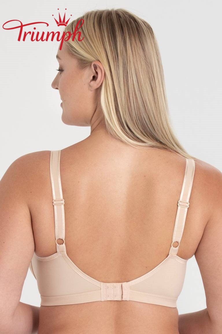 Triumph® 😍 4-dielna sada: Pohodlná bavlnená podprsenka pre väčšie veľkosti, ktorá poskytuje dokonalú oporu vášmu poprsiu.