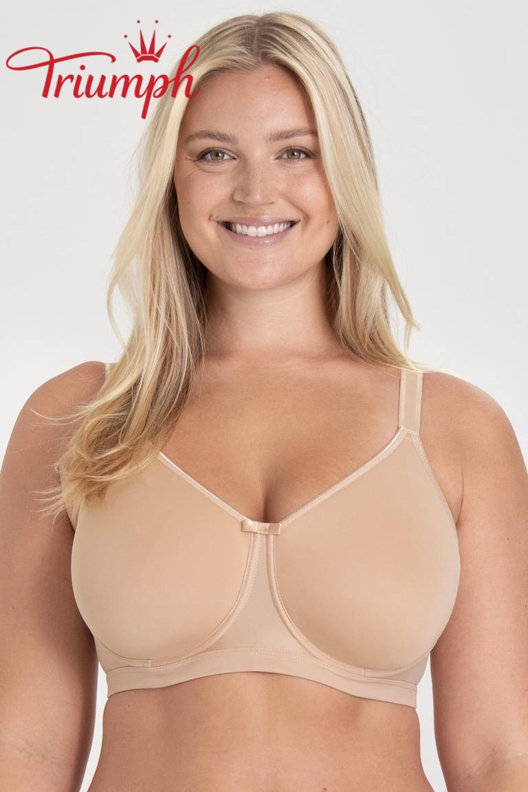 Triumph® 😍 4-dielna sada: Pohodlná bavlnená podprsenka pre väčšie veľkosti, ktorá poskytuje dokonalú oporu vášmu poprsiu.