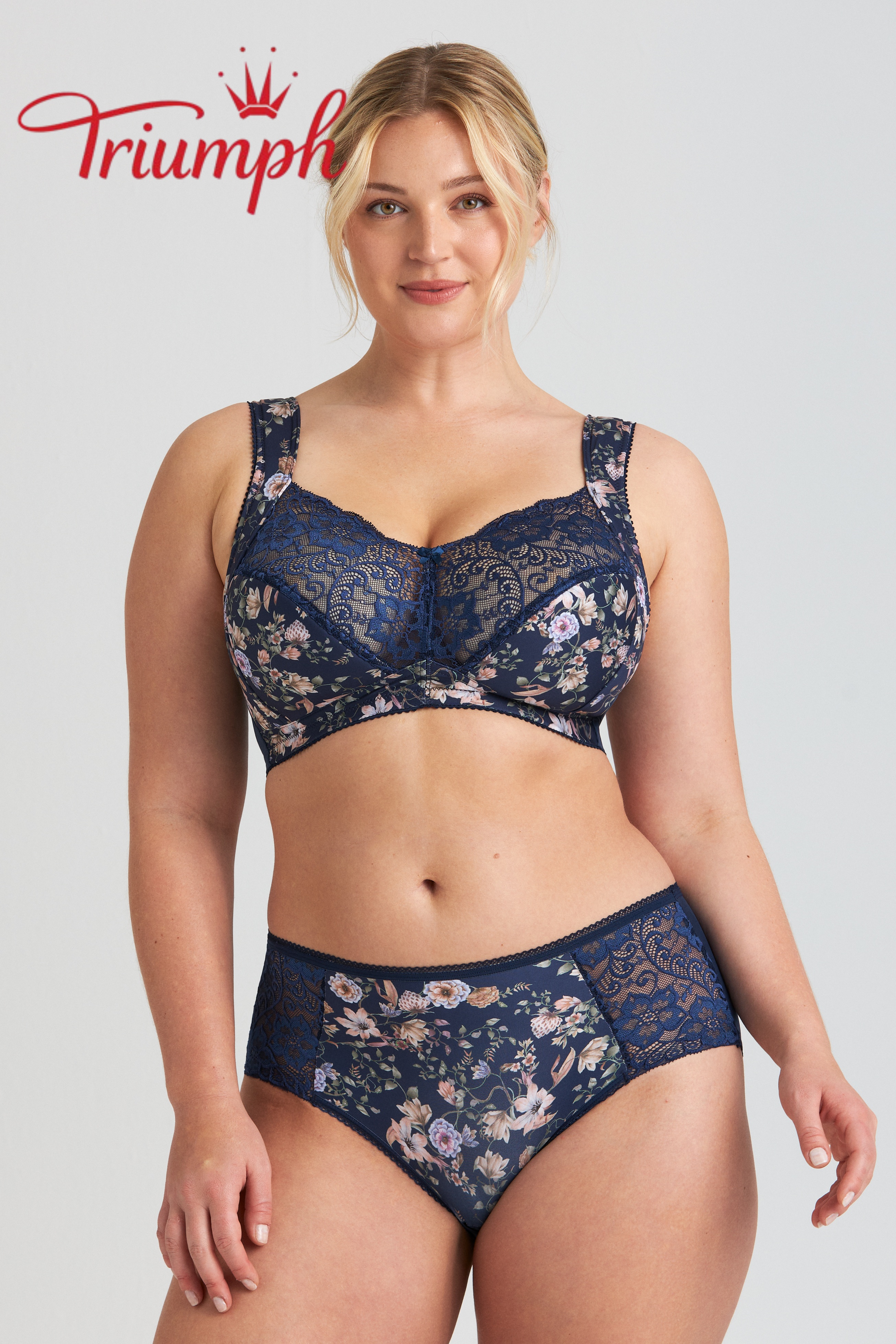 Triumph® 💐 (4-dielna sada) Prémiová vynikajúca podprsenka pre plnoštíhle ženy