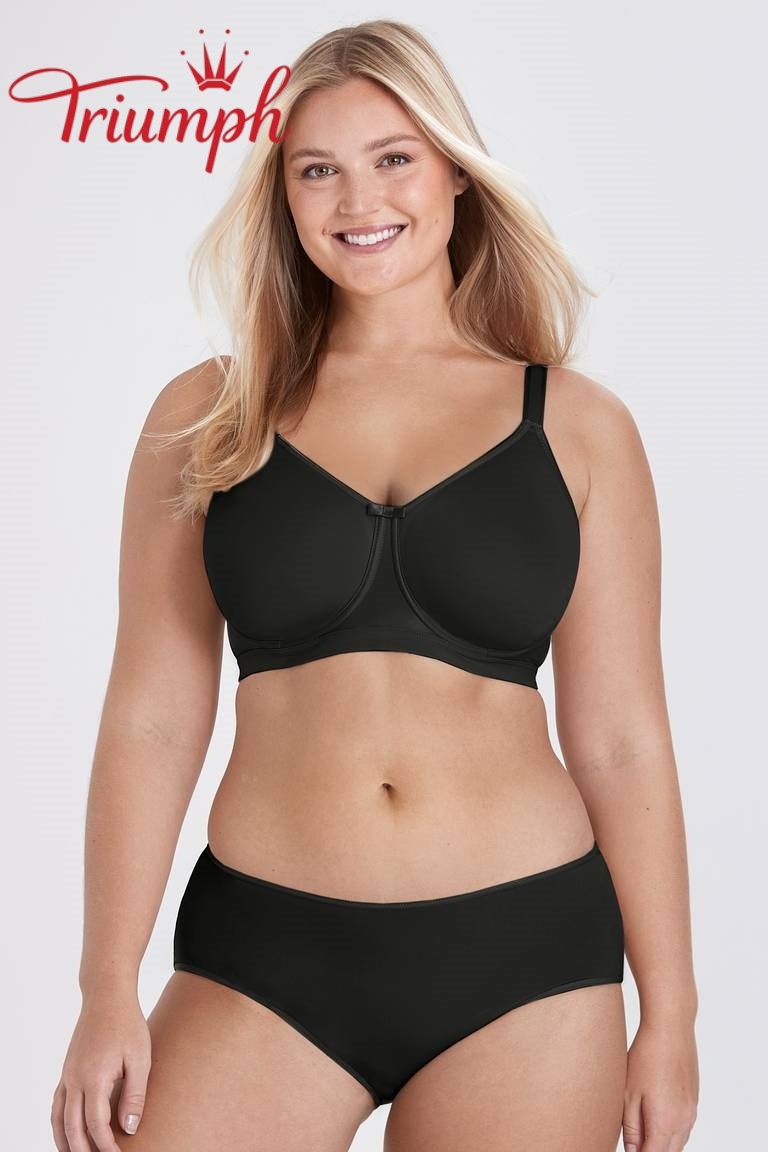 Triumph® 😍 4-dielna sada: Pohodlná bavlnená podprsenka pre väčšie veľkosti, ktorá poskytuje dokonalú oporu vášmu poprsiu.