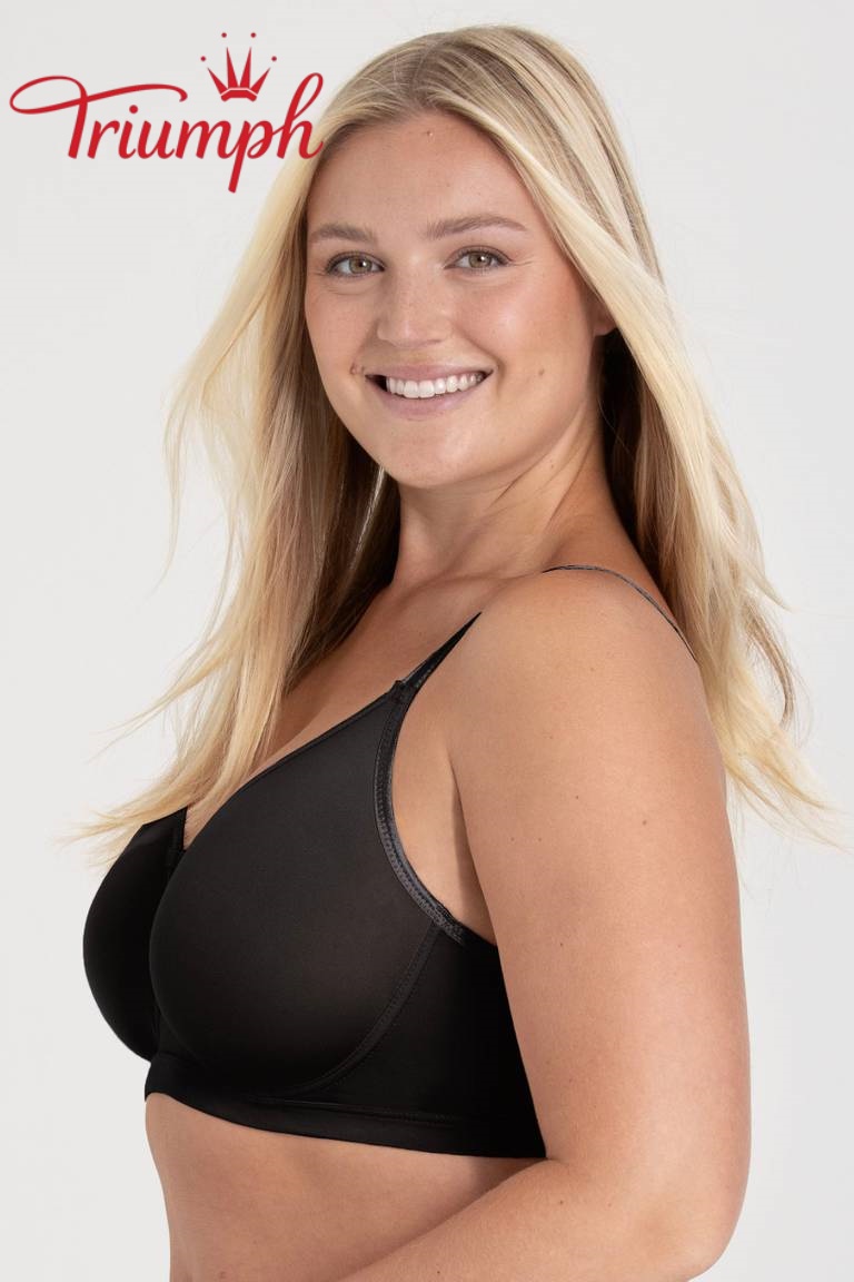 Triumph® 😍 4-dielna sada: Pohodlná bavlnená podprsenka pre väčšie veľkosti, ktorá poskytuje dokonalú oporu vášmu poprsiu.