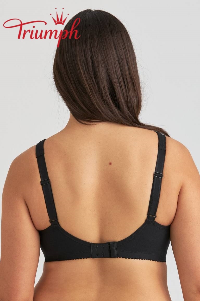 Triumph® 4-dielna súprava 🥰 Vyšívané podprsenky z čistej bavlny – dostupné v rôznych farbách a veľkostiach
