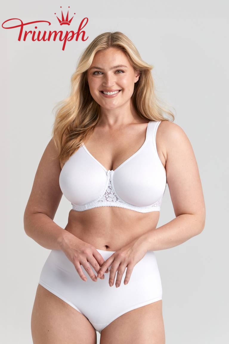 Triumph 🎀 — [4 kusy] Mäkké a priedušné podprsenky z čistej bavlny