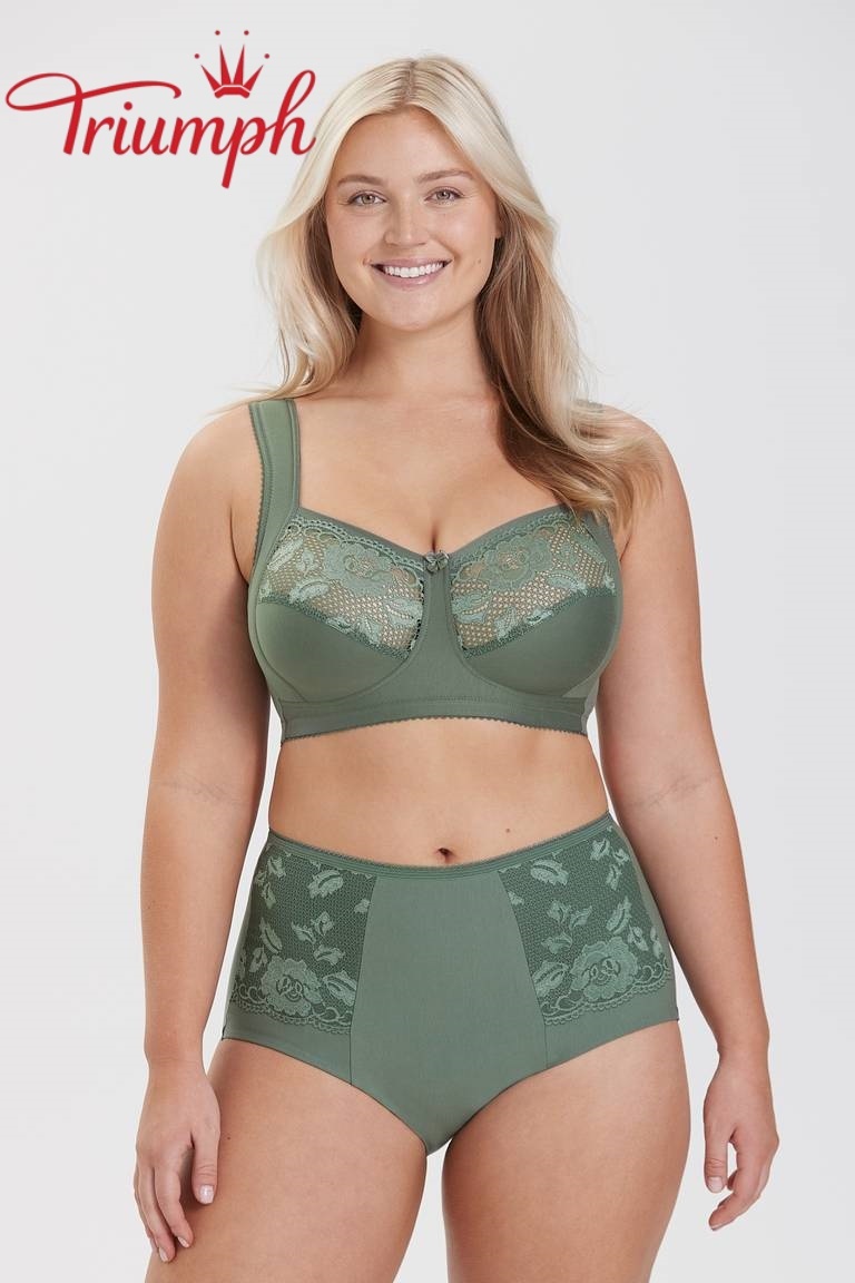 Triumph® 😊 4-dielna klasická čipkovaná podprsenka – navrhnutá špeciálne pre plnšie postavy.