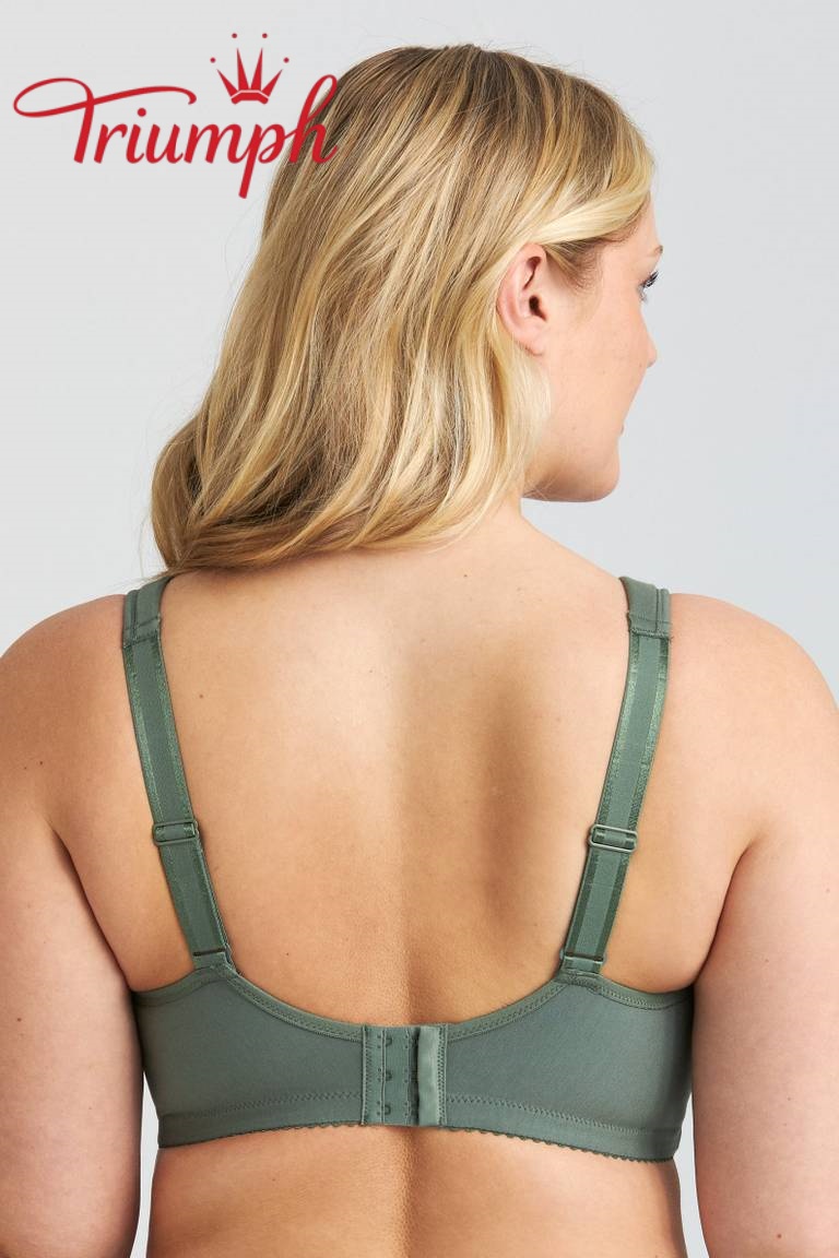 Triumph® 4-dielna súprava 🥰 Vyšívané podprsenky z čistej bavlny – dostupné v rôznych farbách a veľkostiach