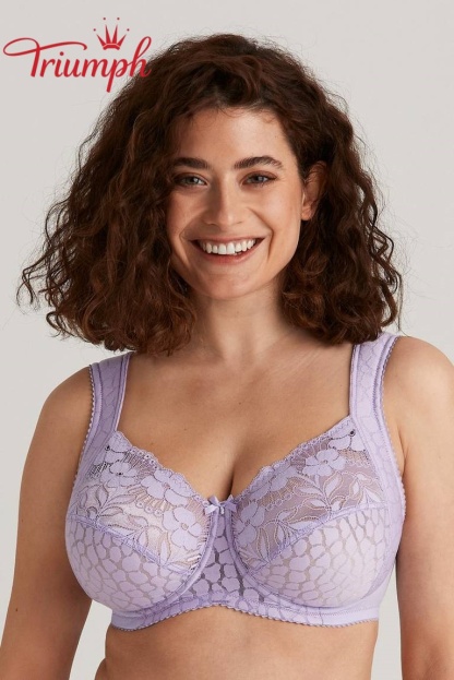 Triumph® 4-dielna súprava 😘Sexy čipkovaná bavlnená podprsenka, príjemná na pokožku