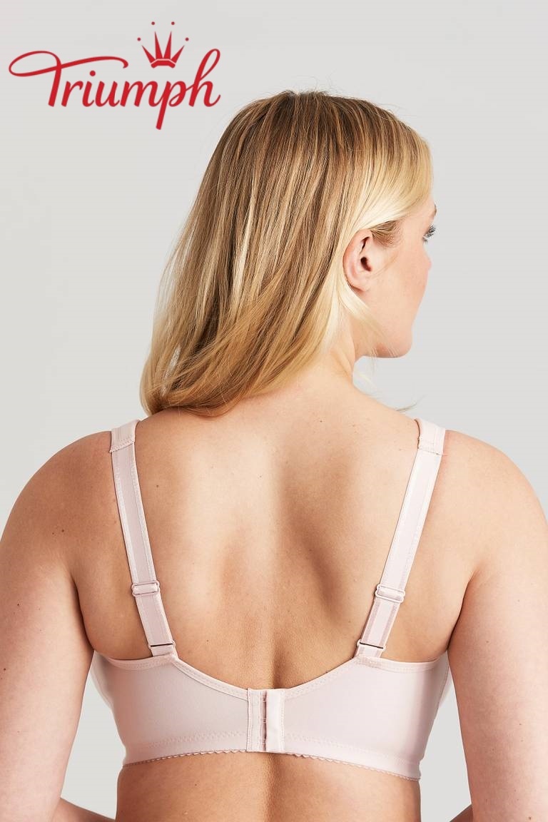 Triumph® 4-dielna súprava 🥰 Vyšívané podprsenky z čistej bavlny – dostupné v rôznych farbách a veľkostiach