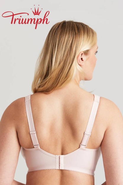 Triumph® 4-dielna súprava 🥰 Vyšívané podprsenky z čistej bavlny – dostupné v rôznych farbách a veľkostiach