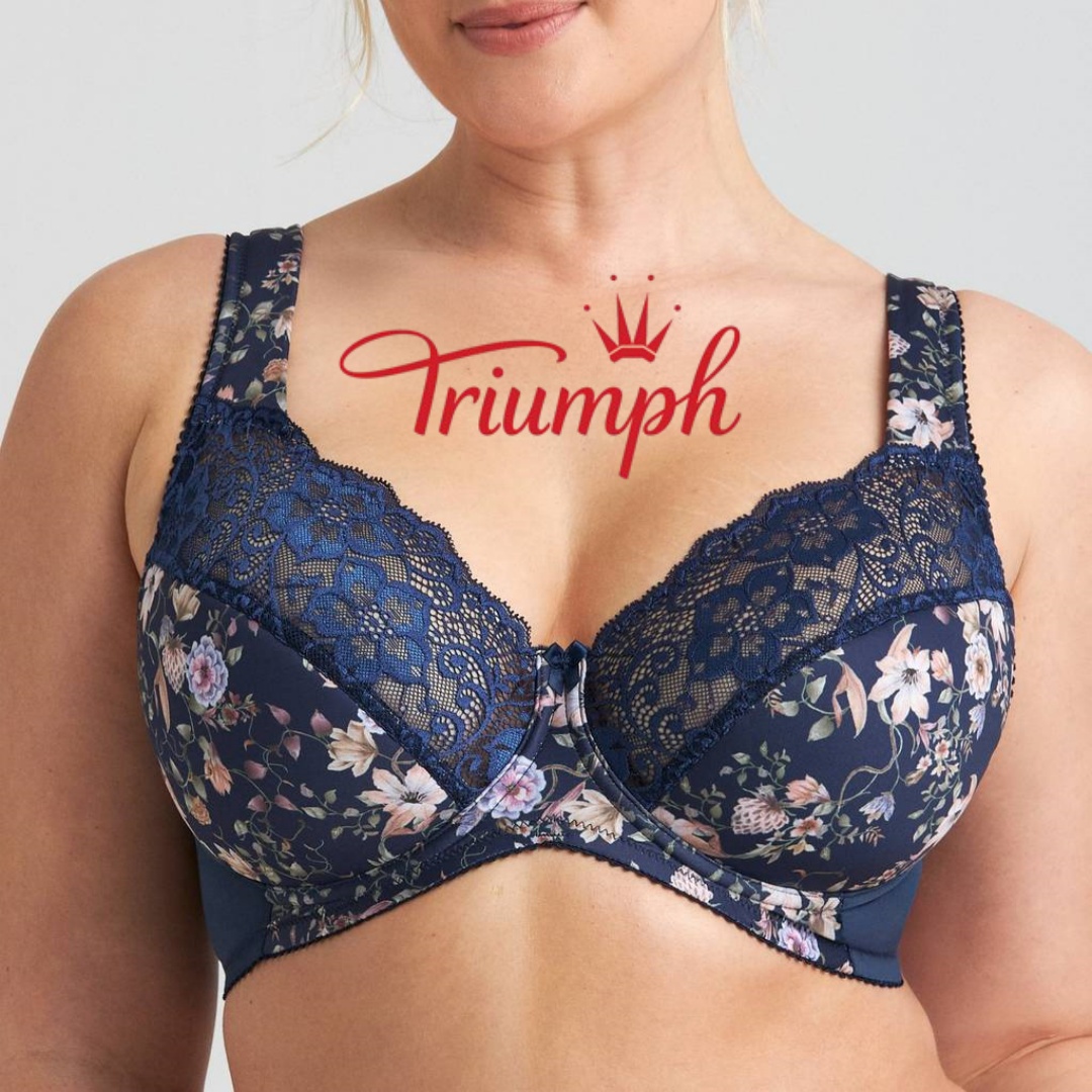 50%OFF Triumph –（4dielna sada）Veľká pohodlná priedušná podprsenka
