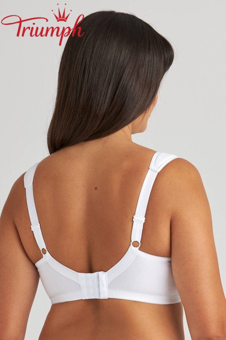 Triumph® 4-dielna súprava 🥰 Pohodlná podprsenka z čistej bavlny, vhodná pre ženy s väčším poprsím.