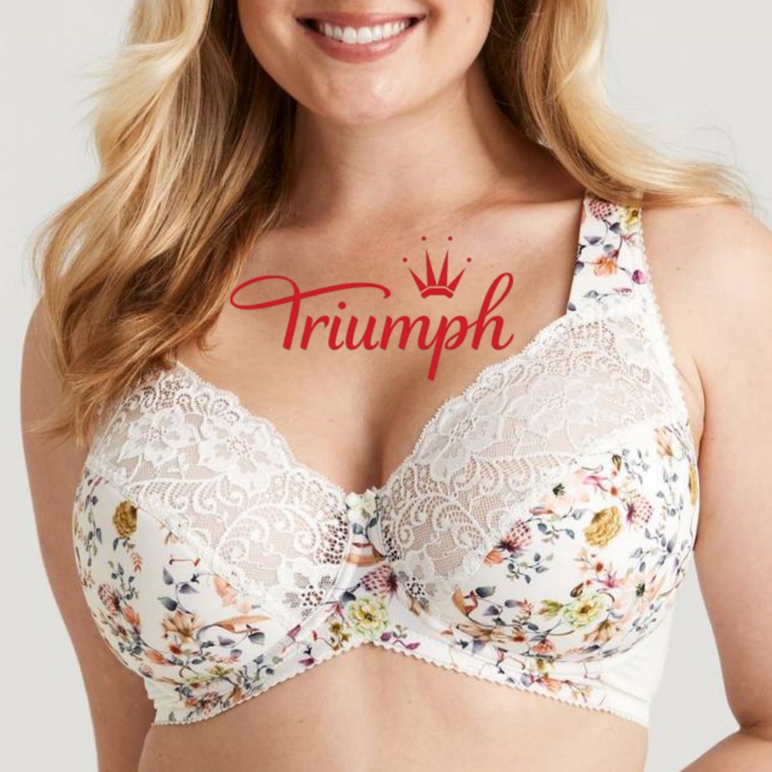 50%OFF Triumph –（4dielna sada）Veľká pohodlná priedušná podprsenka