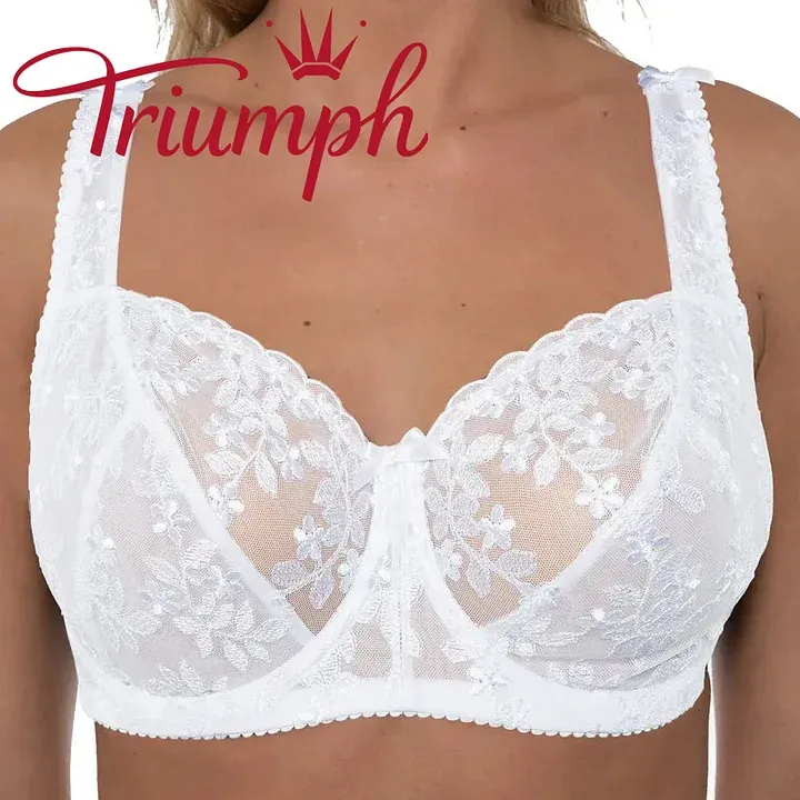 Triumph - 4 kusy 🔥Čipková podprsenka Triumph 2025