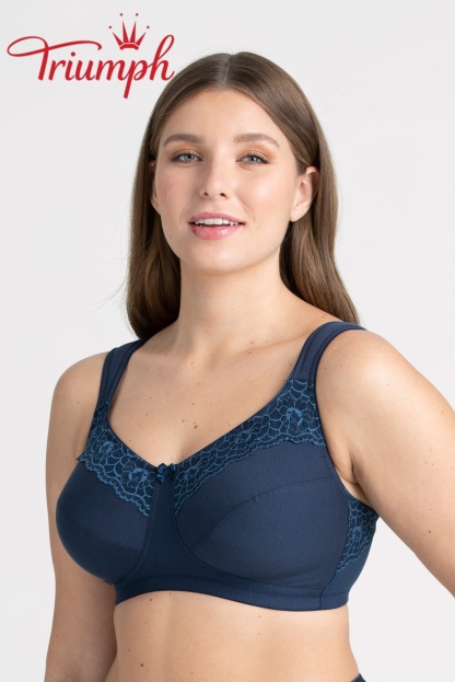 Triumph® 4-dielna súprava 🥰 Pohodlná podprsenka z čistej bavlny, vhodná pre ženy s väčším poprsím.